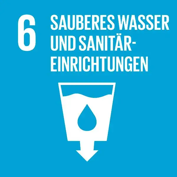 UN-Nachhaltigkeitsziel 6: Sauberes Wasser und Sanitäreinrichtungen UN-Nachhaltigkeitsziel 6: Sauberes Wasser und Sanitäreinrichtungen