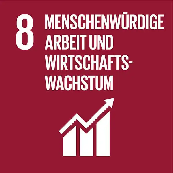 UN-Nachhaltigkeitsziel 8: Menschenwürdige Arbeit und Wirtschaftswachstum UN-Nachhaltigkeitsziel 8: Menschenwürdige Arbeit und Wirtschaftswachstum